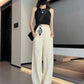 Baggy Elastic Waist Wide-Leg Petite Sweatpants benefiyou
