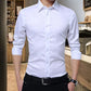 🔥Comprar 2 piezas de envío gratis🔥Camisa informal formal sin arrugas sin manga larga para hombres benefiyou