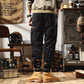 Harema masculino pantalones con bandas holgadas benefiyou