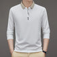🛒🌟Camiseta de la solapa de la base del color sólido casual del negocio de los hombres🛒🌟 benefiyou
