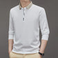 🛒🌟Camiseta de la solapa de la base del color sólido casual del negocio de los hombres🛒🌟 benefiyou